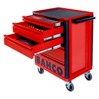 A_Bahco Dílenský vozík 1472K5RED s VDE nářadím v 3 zásuvkách, 75 ks