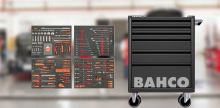 A_Bahco Dílenský mobilní vozík, 26", 6 zásuvek, černý,275ks nářadí v 4 modulech